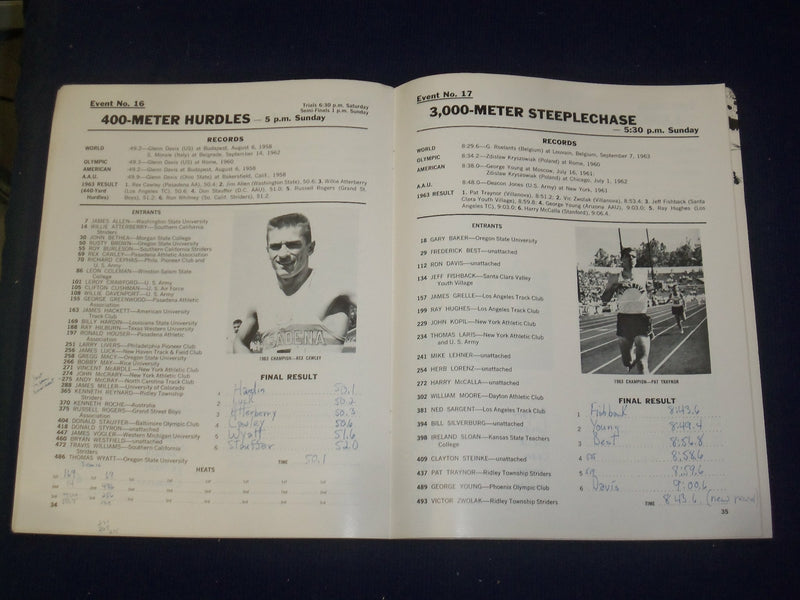 1964 JUNE 27-28 76TH ANNUAL AAU TRACK AND FIELD CHAMPIONSHIPS PROGRAM - B 6487