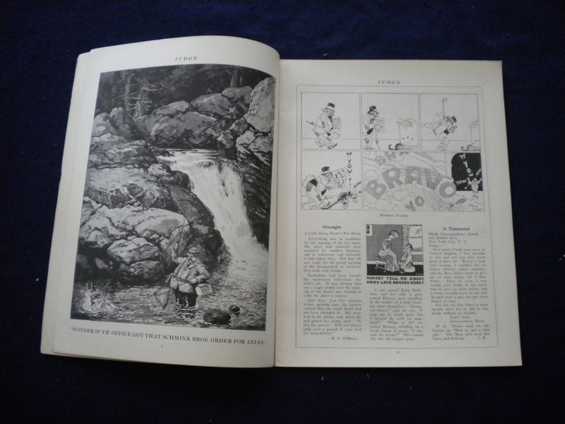 1927 SEPTEMBER 10 JUDGE MAGAZINE - NO MOTOR TO GUIDE HER! - B 436H