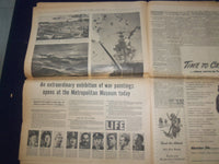 1943 AUG 18 NEW YORK TIMES - SICILY CONQUERED AS AMERICANS WIN MESSINA - NP 6551