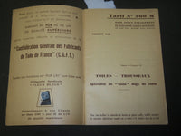 1937 LE BEAU DAMASSE DU NORD FRENCH CATALOGUE - NICE ILLUSTRATIONS - FR 1399