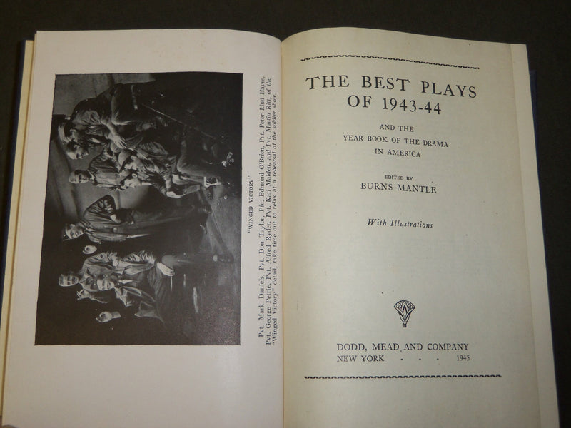 1942-1945 THE BEST PLAYS OF BURNS MANTLE BOOK LOT OF 3 - KD 2266