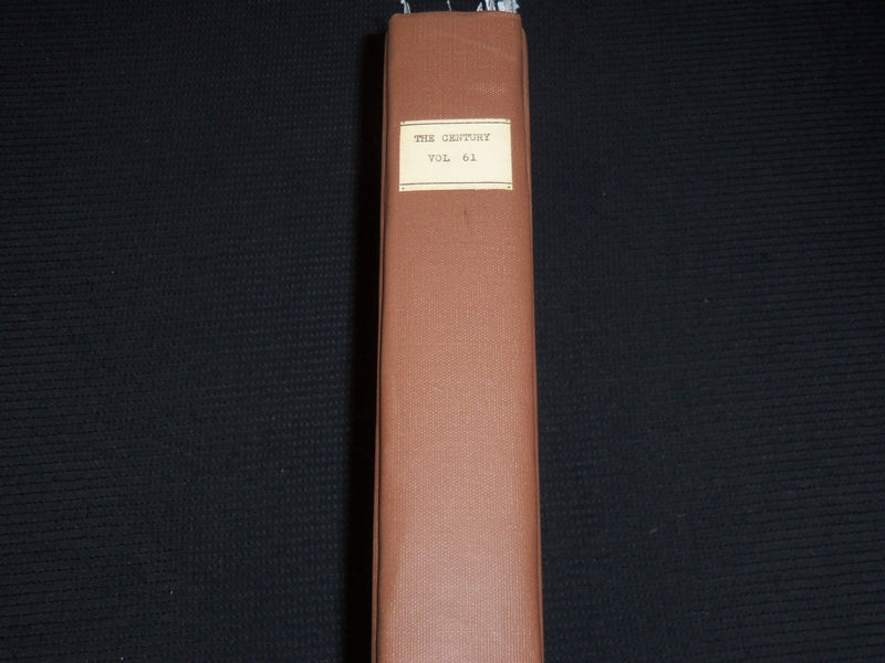 1900 NOVEMBER-1901 APRIL THE CENTURY MAGAZINE BOUND VOLUME - PARRISH - KD 2759R