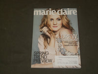 2014 FEBUARY MARIE CLAIRE MAGAZINE - DREW BARRYMORE COVER - B 3362