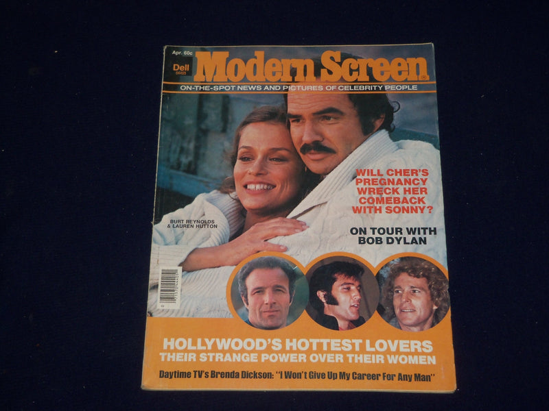 1976 APRIL MODERN SCREEN MAGAZINE - BURT REYNOLDS & LAUREN HUTTON - SP 9817
