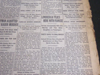1929 MAY 23 NEW YORK TIMES - LINDBERGH FLIES HERE WITH FIANCEE - NT 6867
