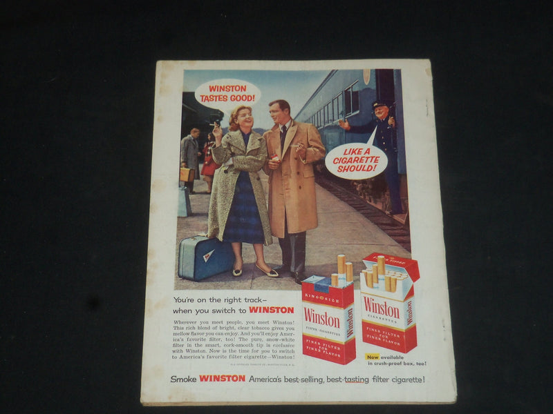 1958 MARCH SPORT MAGAZINE - LEW BURDETTE COVER - SP 8497