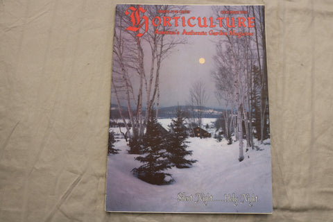 1958 DECEMBER HORTICULTURE MAGAZINE - BEAUTIFUL SCENERY COVER - SP 3137I