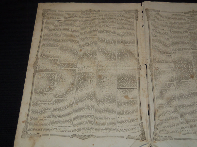 1852 OCTOBER 30 BOSTON CULTIVATOR NEWSPAPER - DANIEL WEBSTER DEATH - NP 4502B