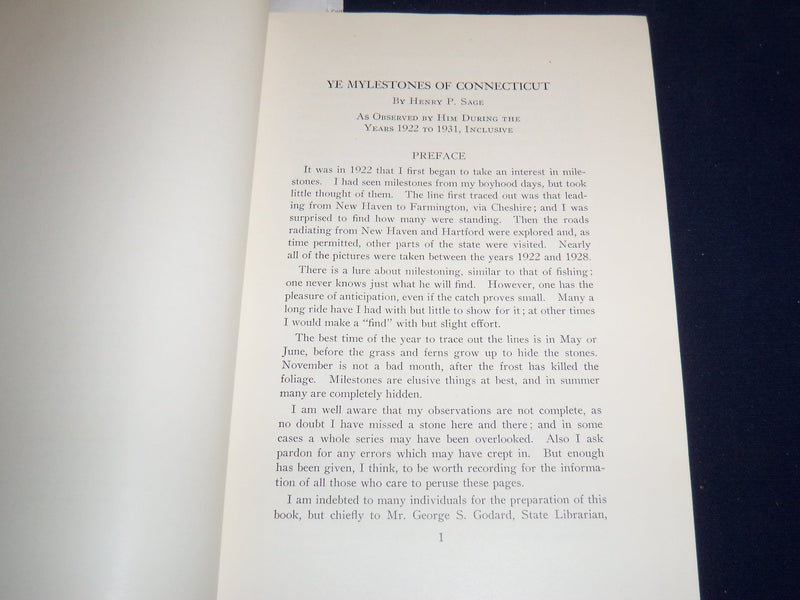 1951 NEW HAVEN COLOGY HISTORICAL SOCIETY PAPERS VOL 10 - CONNECTICUT- KD 2951S