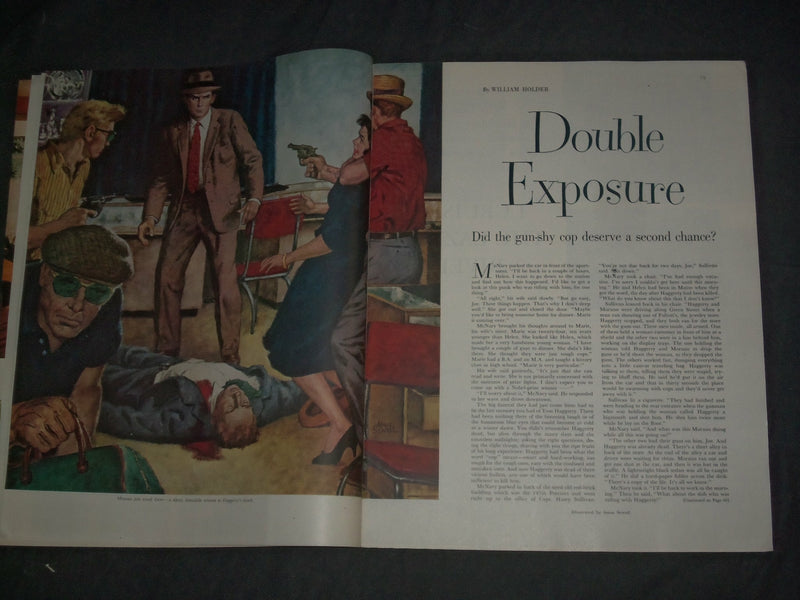 1959 JANUARY 17 THE SATURDAY EVENING POST MAGAZINE - ILLUSTRATED COVER- SP 2481N