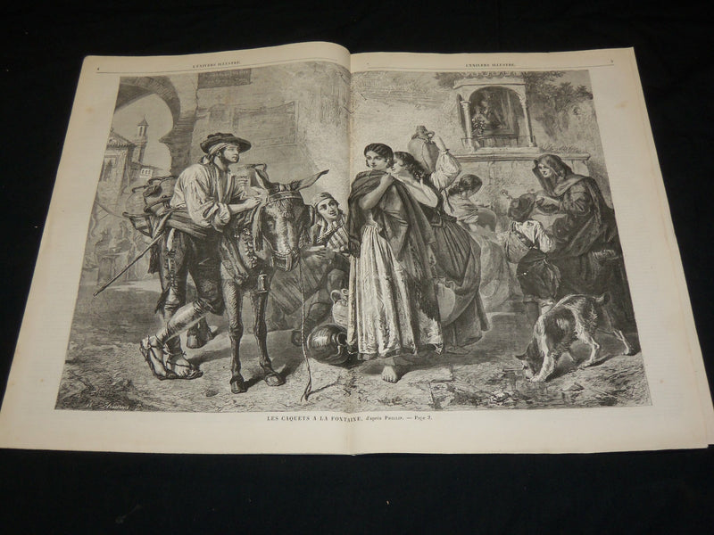 1861-1862 L'UNIVERS ILLUSTRE FRENCH MAGAZINE LOT OF 23 - NICE ILLUS. - NP 5343