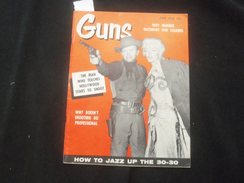 1956 JULY GUNS MAGAZINE - MARILYN MONROE COVER - J 7813