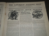 1902 APRIL 26 THE SATURDAY EVENING POST MAGAZINE - ILLUSTRATED COVER- SP 1039