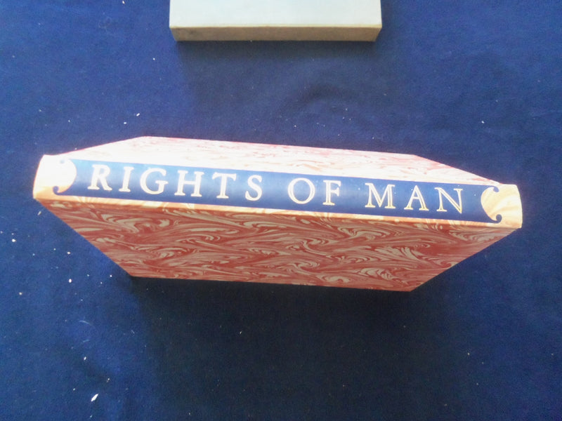 1961 RIGHTS OF MAN HARDCOVER BOOK BY THOMAS PAINE - HERITAGE PRESS - KD 8595