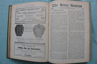 1904-1907 THE KNOX STUDENT HARDCOVER BOOKS - 2 VOLUMS - GALESBURG, IL - KD 9683
