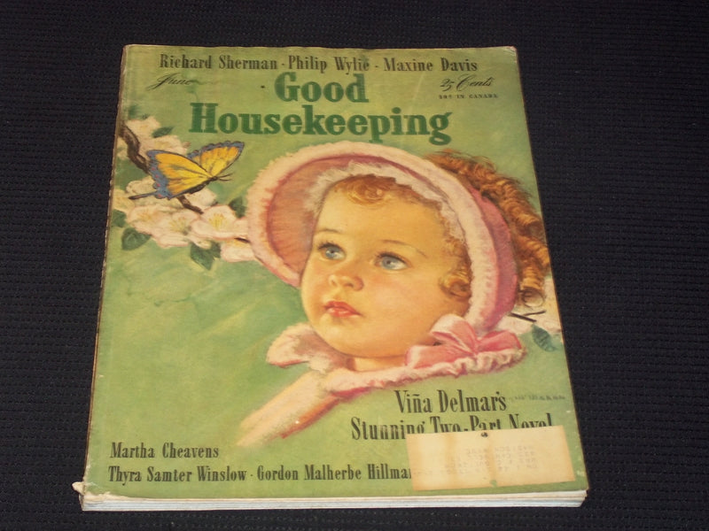 1942 JUNE GOOD HOUSEKEEPING MAGAZINE - NICE ILLUSTRATED FRONT COVER - E 3820