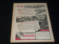 1939 SEPTEMBER AIR TRAILS MAGAZINE - WORLD'S TRANSPORT RACE COVER - E 7046