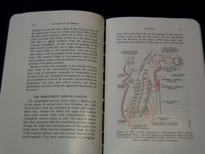 1956 THE CERVICAL SYNDROME SOFTCOVER BOOK BY RUTH JACKSON M. D. - KD 7665