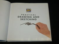 1995 PRACTICAL DRAWING AND SKETCHING HARDCOVER BOOK BY GERALD WOODS - I 1922