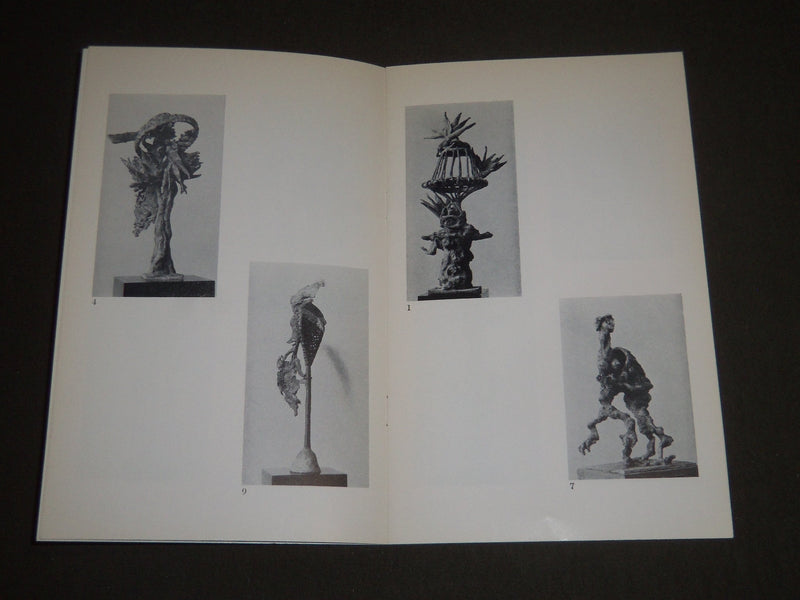 1959 NOV 10-DEC 5 JACQUES LIPCHITZ EXHIBITION SOFTCOVER BOOK - J 2281