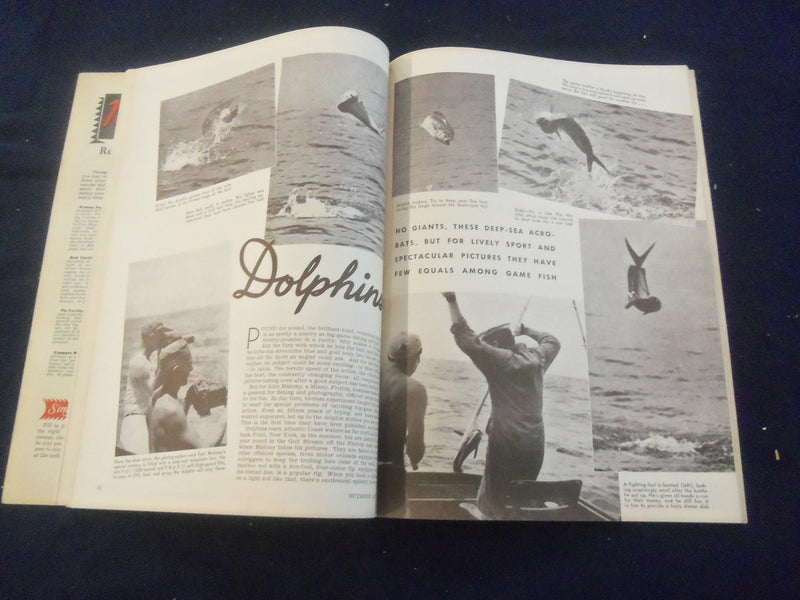 1940 JANUARY OUTDOOR LIFE MAGAZINE - 8 PAGES OF GREAT OUTDOOR PHOTOS - ST 267W