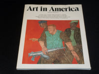 1984 JANUARY ART IN AMERICA MAGAZINE - GOLUB'S MERCENARIES COVER - E 810