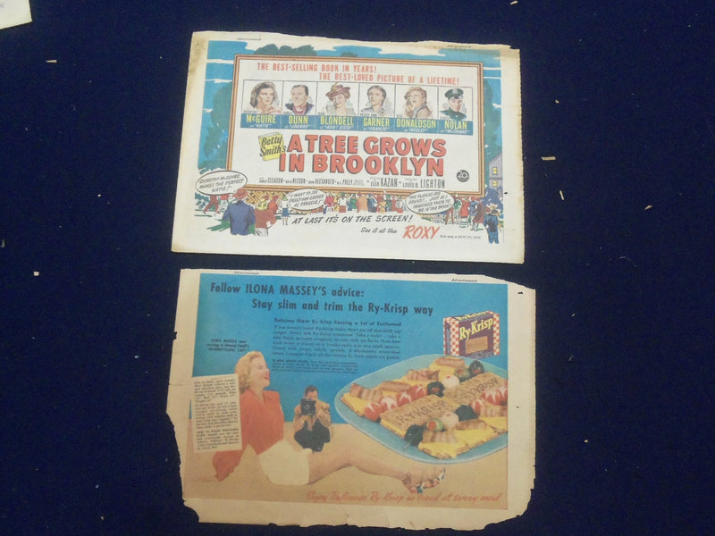 1930'S-1950'S MOVIE STAR COLOR COMICS ADS - LOT OF 13 - NP 5269