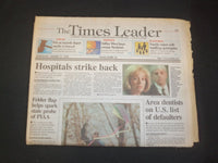 1998 JANUARY 21 WILKES-BARRE TIMES LEADER - HOSPITALS STRIKE BACK - NP 7491
