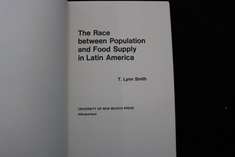 1976 THE RACE BETWEEN POPULATION AND FOOD SUPPLY IN LATIN AMERICA - KD 9818