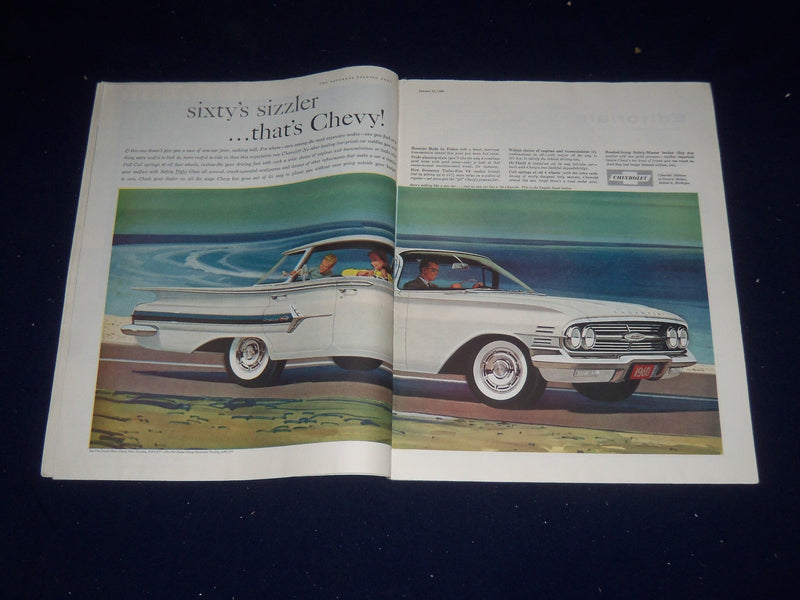 1960 JANUARY 23 THE SATURDAY EVENING POST MAGAZINE - ILLUSTRATED COVER - SP 5717