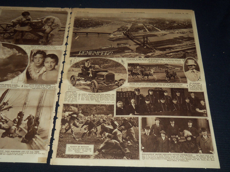 1930 OCTOBER 26 PITTSBURGH SUN TELEGRAPH GRAVURE - COLOR- GIFFORD BEAL - NT 9584
