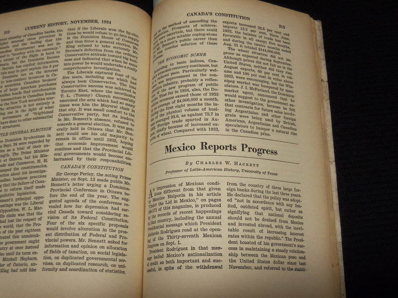 1934 NOVEMBER CURRENT HISTORY MAGAZINE - ALLAN NEVINS - JAPAN'S CASE - SP 4862O