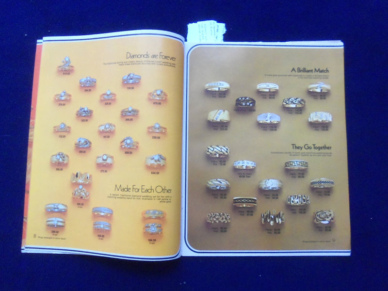 1972 WEISFIELD'S JEWELERS CHRISTMAS CATALOG - SEATTLE, WASHINGTON - J 9397