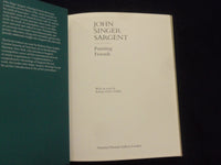 2015 JOHN SINGER SARGENT - PAINTING FRIENDS SOFTCOVER BOOK - KD 8702
