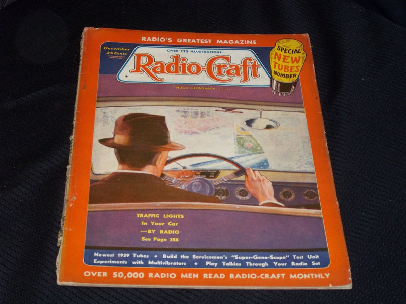 1938 DECEMBER RADIO-CRAFT MAGAZINE VERY NICE COVERS & ADS - E 397