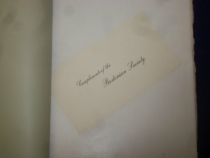 1903-1904 BOSTON SOCIETY PROCEEDINGS ANNUAL REPORTS - LOT OF 2 - O 226F