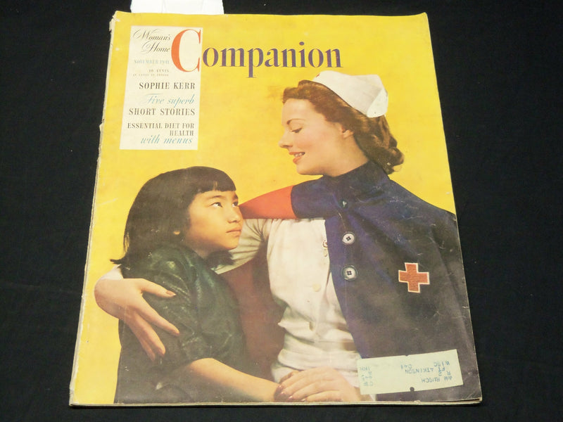 1941 NOVEMBER WOMAN'S HOME COMPANION MAGAZINE - BEAUTIFUL FRONT COVER - F 567J