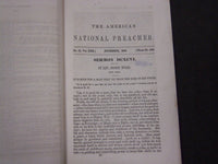 1852-1866 THE AMERICAN NATIONAL PREACHER MAGAZINE LOT OF 4 ISSUES - WR 430