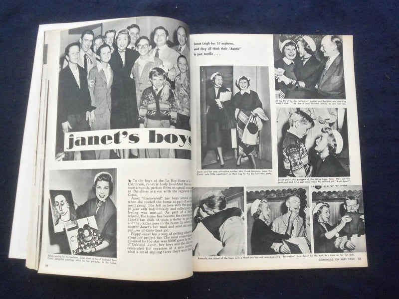 1952 DECEMBER SCREEN STARS MAGAZINE - AVA GARDNER COVER - SP 4781D