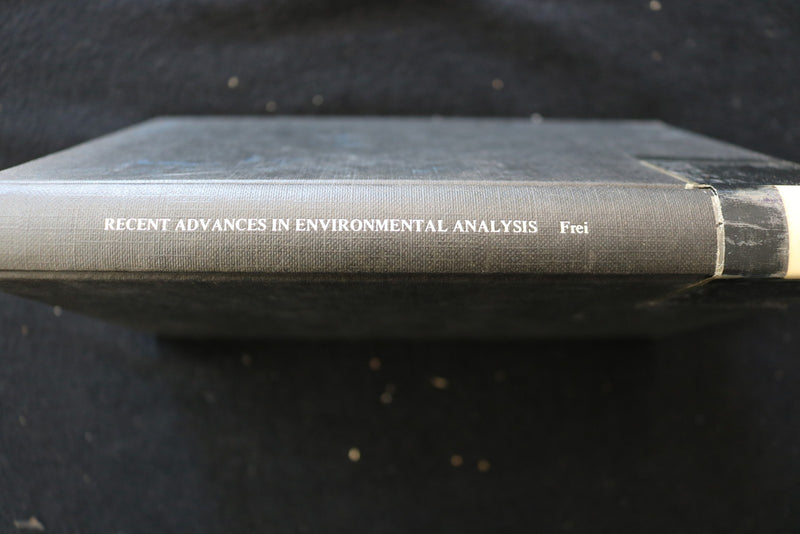1979 RECENT ADVANCES IN ENVIRONMENTAL ANALYSIS BY R.W. FREI - HARDCOVER- KD 9786
