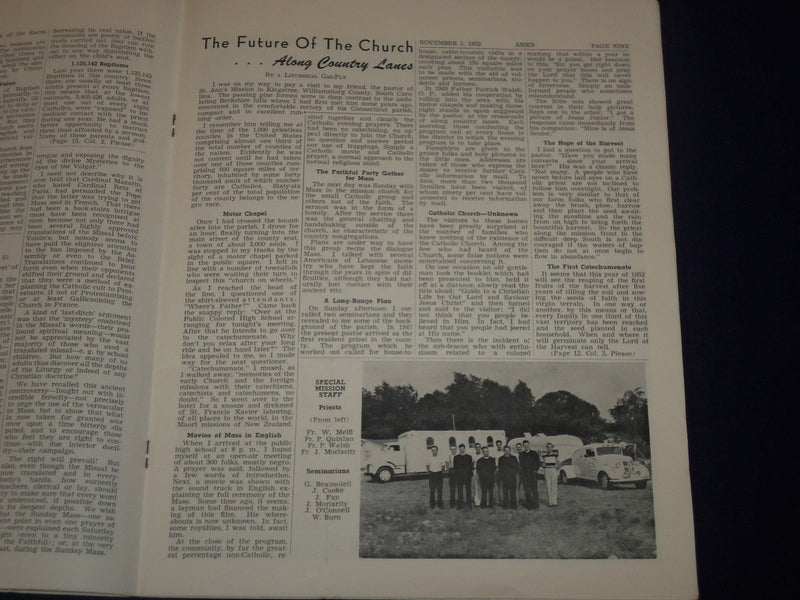1952-1961 AMEN+ NEWSLETTER MAGAZINE LOT OF 22 ISSUES - O 2305A