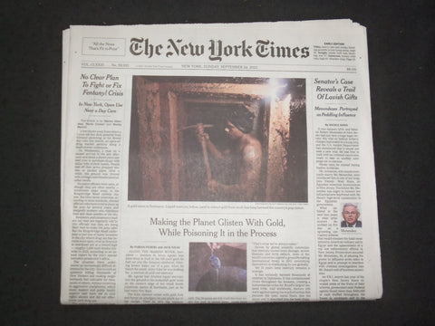2023 SEPTEMBER 24 NEW YORK TIMES-BOB MENENDEZ CASE REVEALS TRAIL OF LAVISH GIFTS