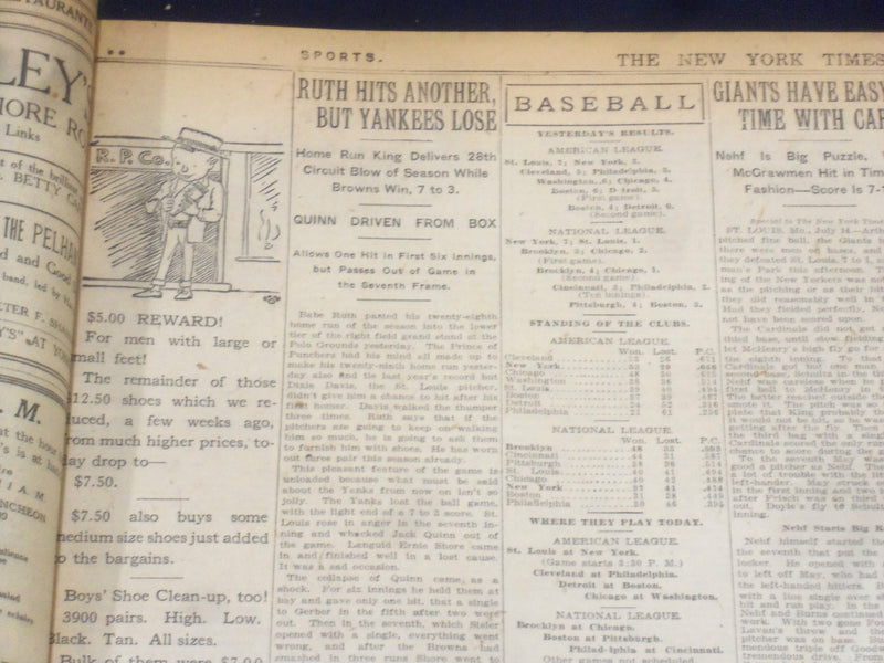 1920 JULY 15 NEW YORK TIMES - COX RETORTS TO HARDING ON LEAGUE - NT 9330