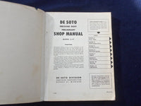 1951 DESOTO FIRE DOME EIGHT PRELIMINARY SHOP MANUAL SOFTCOVER BOOK - KD 8715