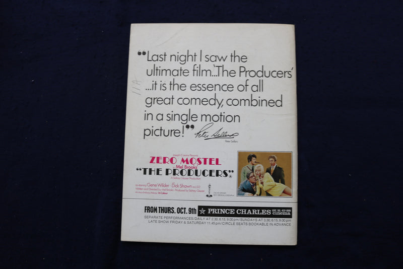 1969 NOVEMBER FILMS AND FILMING MAGAZINE - KELLER-ADOLPHE-POTTER COVER - E 17967