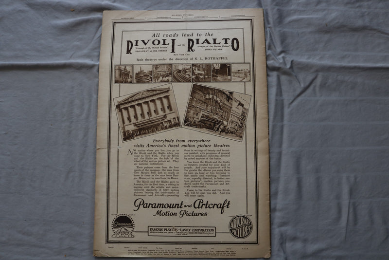1918 AUG 15 MID-WEEK PICTORIAL MAGAZINE SECTION-PRESIDENT WILSON WAIVING-NP 9236