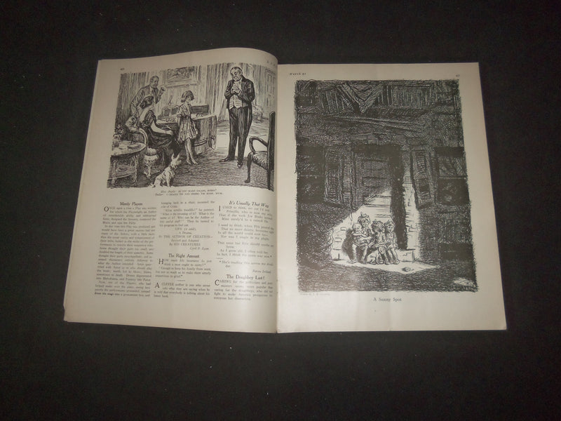 1921 MARCH 31 LIFE MAGAZINE - LOCAL SHOWERS - L 771T