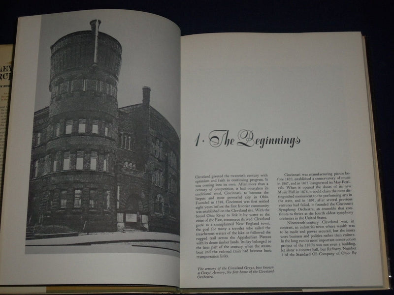 1967 THE CLEVEAND ORCHESTRA BOOK BY ROBERT C. MARSH - GREAT PHOTOS - KD 910U