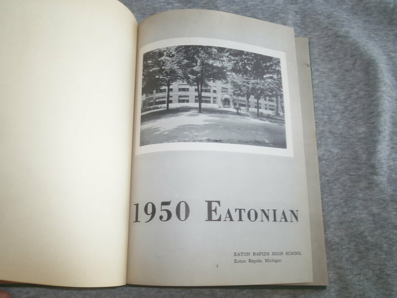 1950 EATONIAN EATON RAPIDS HIGH SCHOOL YEARBOOK - EATON RAPIDS, MI - YB 2572