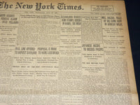 1921 JULY 27 NEW YORK TIMES - $2,000,000 BOGUS RUN STAMPS SEIZED - NT 8709